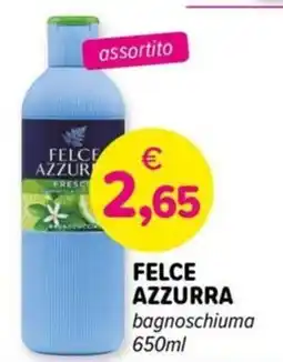 Il Tulipano FELCE AZZURRA bagnoschiuma offerta