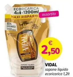 Il Tulipano VIDAL sapone liquido ecoricarica offerta