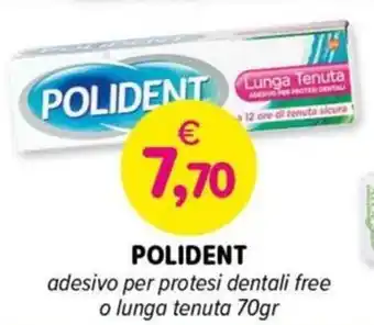 Il Tulipano POLIDENT adesivo per protesi dentali free o lunga tenuta offerta