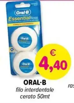 Il Tulipano ORAL-B filo interdentale cerato 50mt offerta