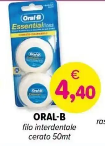 Il Tulipano ORAL-B filo interdentale cerato 50mt offerta