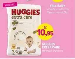 Il Tulipano HUGGIES EXTRA CARE pannolini bambino offerta