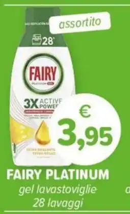 Il Tulipano FAIRY PLATINUM gel lavastoviglie offerta