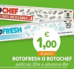 Il Tulipano ROTOFRESH O ROTOCHEF pellicola 30m o alluminio 8m offerta