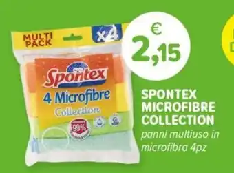 Il Tulipano SPONTEX MICROFIBRE COLLECTION panni multiuso in microfibra offerta