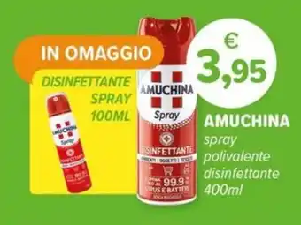 Il Tulipano AMUCHINA Spray polivalente disinfettante offerta