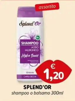 Il Tulipano SPLEND’OR shampoo o balsamo offerta