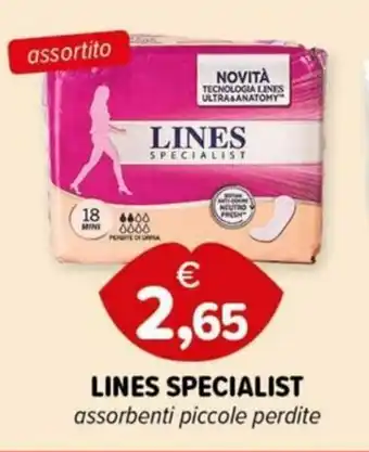 Il Tulipano LINES SPECIALIST assorbenti piccole perdite offerta