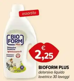 Il Tulipano BIOFORM PLUS detersivo liquido lavatrice offerta