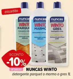 Il Tulipano NUNCAS WINTO detergente parquet o marmo o gres offerta