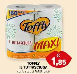 Il Tulipano TOFFLY IL TUTTASCIUGA carta casa 2 MAXI rotoli offerta