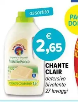 Il Tulipano CHANTE CLAIR detersivo bivalente offerta