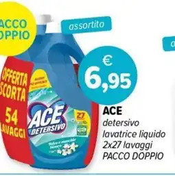 Il Tulipano ACE detersivo lavatrice liquido  PACCO DOPPIO offerta