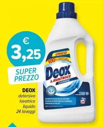 Il Tulipano DEOX detersivo lavatrice liquido offerta