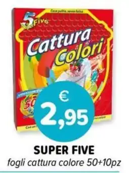 Il Tulipano SUPER FIVE fogli cattura colore offerta