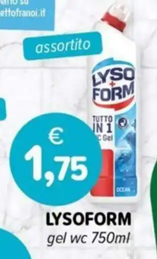 Il Tulipano LYSOFORM gel wc offerta