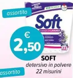 Il Tulipano SOFT detersivo in polvere 22 misurini offerta