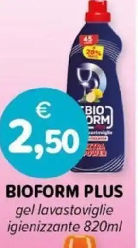 Il Tulipano BIOFORM PLUS gel lavastoviglie igienizzante offerta