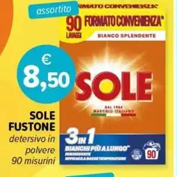 Il Tulipano SOLE FUSTONE detersivo in 3IN1 90 misurini offerta