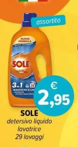 Il Tulipano SOLE detersivo liquido lavatrice offerta