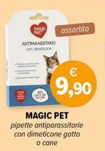 Il Tulipano MAGIC PET pipette antiparassitarie con dimeticone gatto o cane offerta