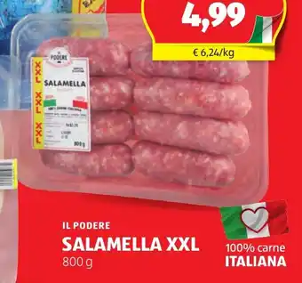 ALDI IL PODERE Salamella XXL XXL offerta