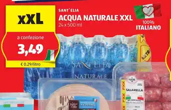 ALDI SANT'ELIA Acqua naturale XXL offerta