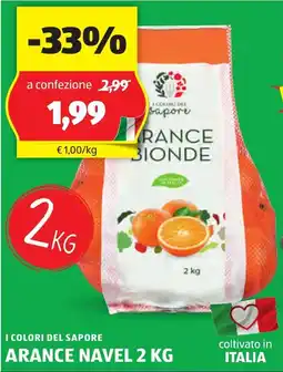 ALDI I COLORI DEL SAPORE Arance navel offerta