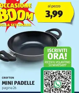 ALDI Mini padelle CROFTON offerta