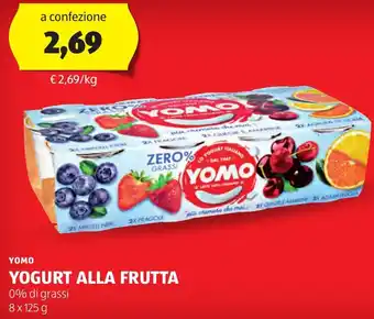 ALDI Yogurt alla frutta YOMO offerta