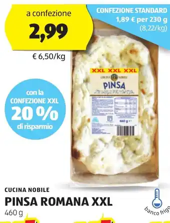 ALDI Pinsa romana XXL CUCINA NOBILE offerta