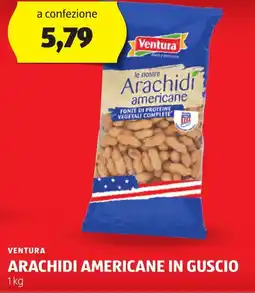 ALDI Arachidi americane in guscio VENTURA offerta