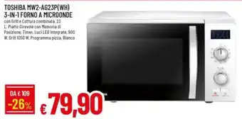 Galassia TOSHIBA MW2-AG23P(WH) 3-IN-1 FORNO A MICROONDE offerta