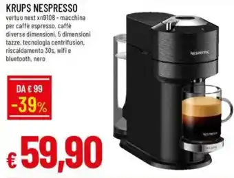 Galassia Krups nespresso offerta