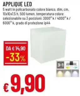 Galassia Applique LED offerta