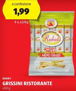 ALDI DERBY Grissini ristorante offerta