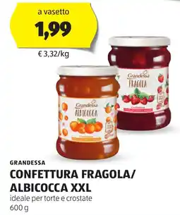 ALDI Grandessa confettura fragola/ albicocca XXL offerta