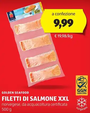 ALDI Golden seafood filetti di salmone XXL offerta