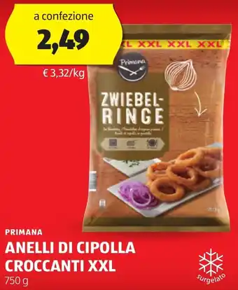 ALDI Primana anelli di cipolla croccanti XXL offerta