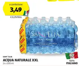 ALDI Sant'elia acqua naturale XXL offerta