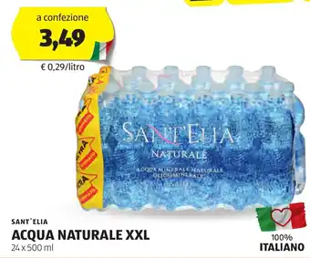 ALDI Sant'elia acqua naturale XXL offerta