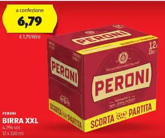 ALDI Peroni birra XXL offerta