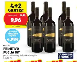 ALDI Roversi primitivo puglia igt offerta