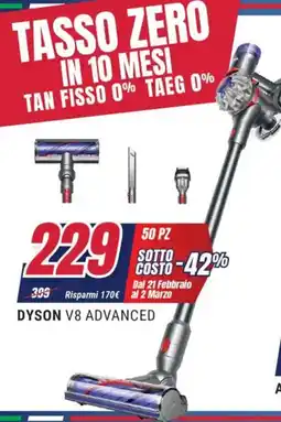 Trony DYSON V8 ADVANCED offerta