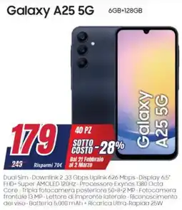 Trony Galaxy A25 5G offerta