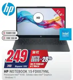 Trony HP NOTEBOOK 15-FD0079NL offerta