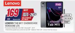 Trony LENOVO TAB M11 ZADB0034SE VERSIONE LTE offerta