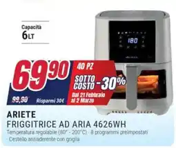 Trony ARIETE FRIGGITRICE AD ARIA 4626WH offerta