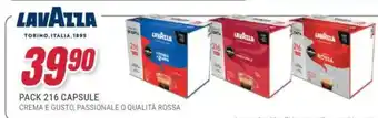 Trony Lavazza pack 216 capsule offerta