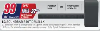 Trony LG SOUNDBAR S40T.DEUSLLK offerta
